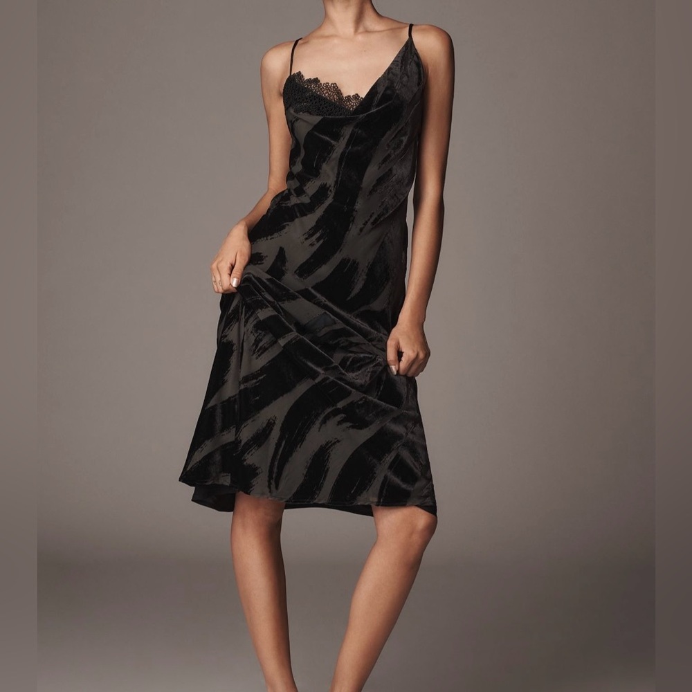 Anthropologie black dress
